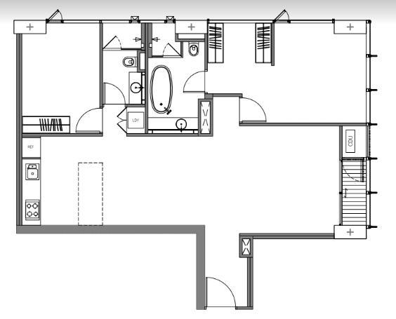 ขายคอนโดสีลม ศาลาแดง บางรัก : ขาย ศาลาแดง เรสซิเด้นซ์-Saladaeng Residences 2 ห้องนอน 104.1 ตรม.