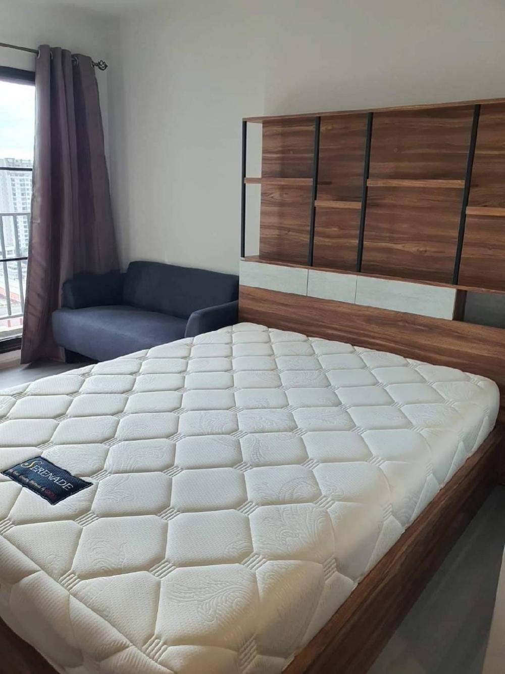 For RentCondoPinklao, Charansanitwong : The Parkland Charan - Pinklao Condo for rent : Studio for 24.5 sqm. on 20th floor C building.fully furnished and electrical appliances.Next to MRT Bangyikhan.Rental only for 9,500 / m.