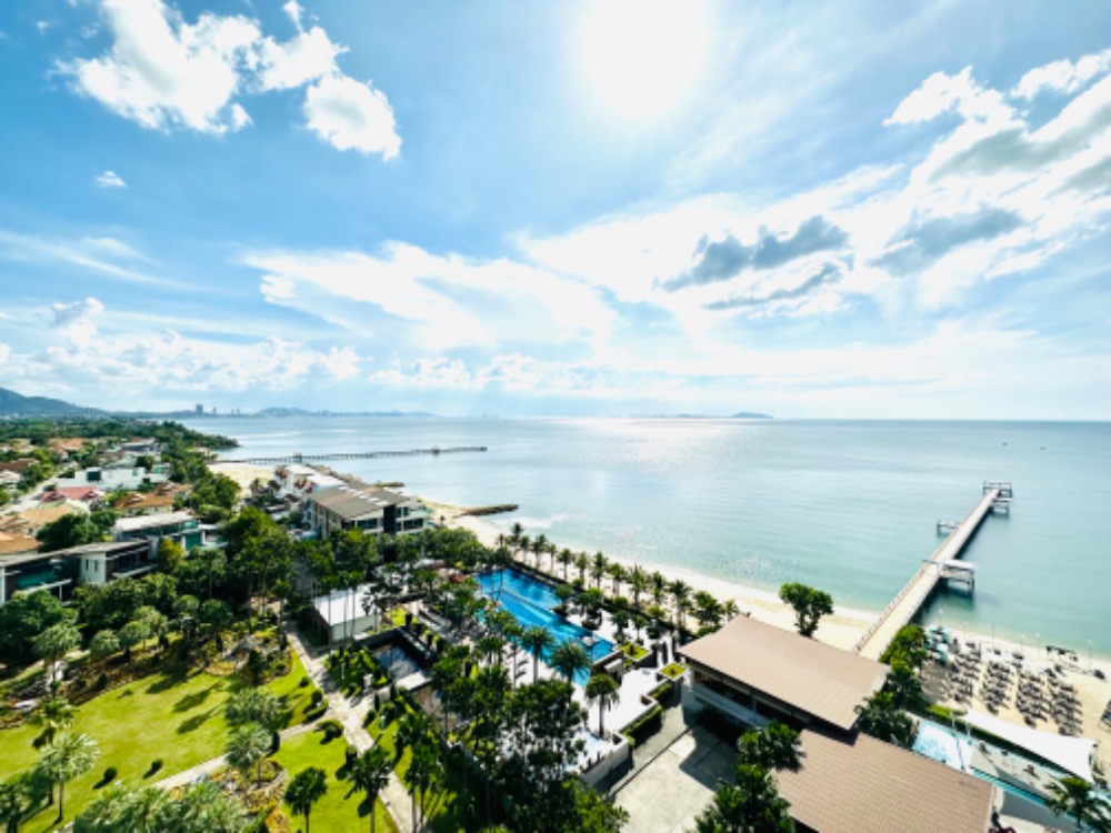 For SaleCondoPattaya, Bangsaen, Chonburi : Casalunar Paradiso condominium for sale, Bangsaen, Chonburi, room 151.47 sq m, 3 bedrooms, 3 bathrooms, large room, sea view, most beautiful room