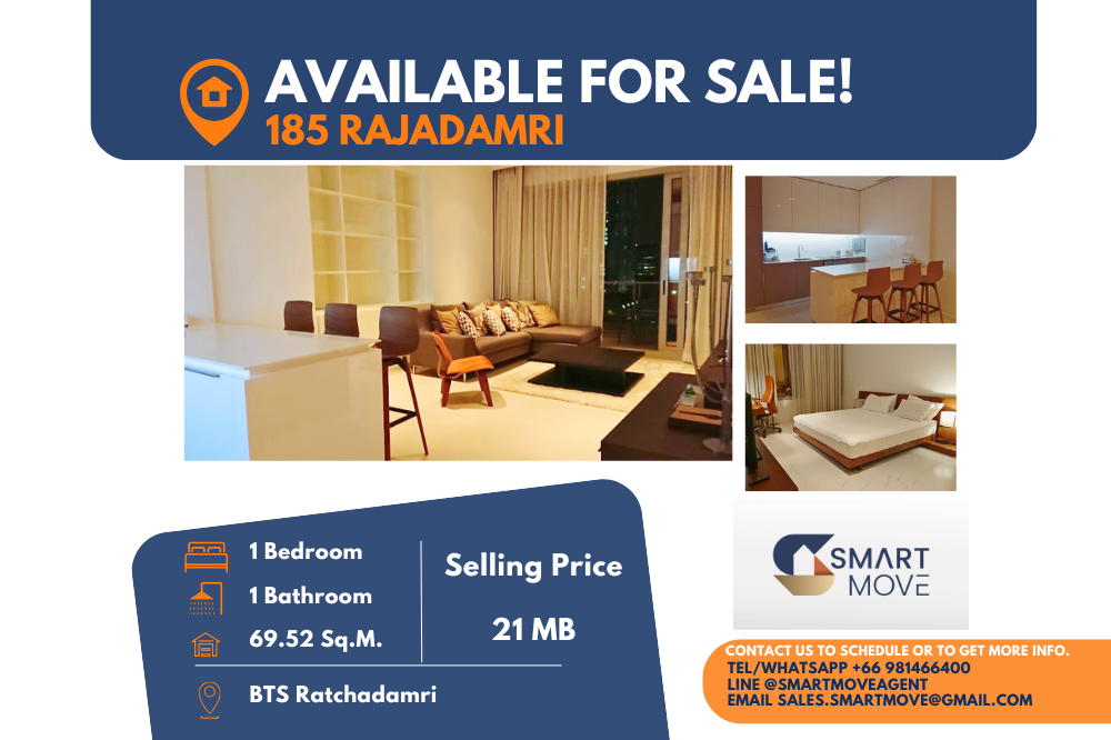 For SaleCondoWitthayu, Chidlom, Langsuan, Ploenchit : Code C20221203134....185 Rajadamri for sale, 1 bedroom, 1 bathroom, high floor, furnished, Special Deal!!