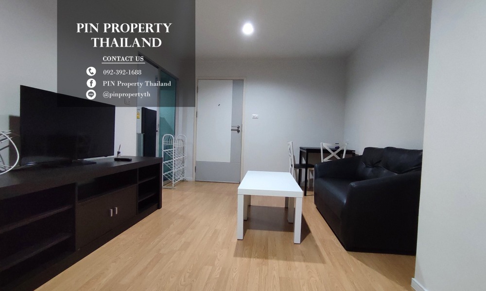 For RentCondoPattanakan, Srinakarin : ✦✦✦ R-00251 Condo for rent, Lumpini Place Srinakarin - Huamark, beautiful room, high view, fully furnished, has a washing machine, call 092-392-1688