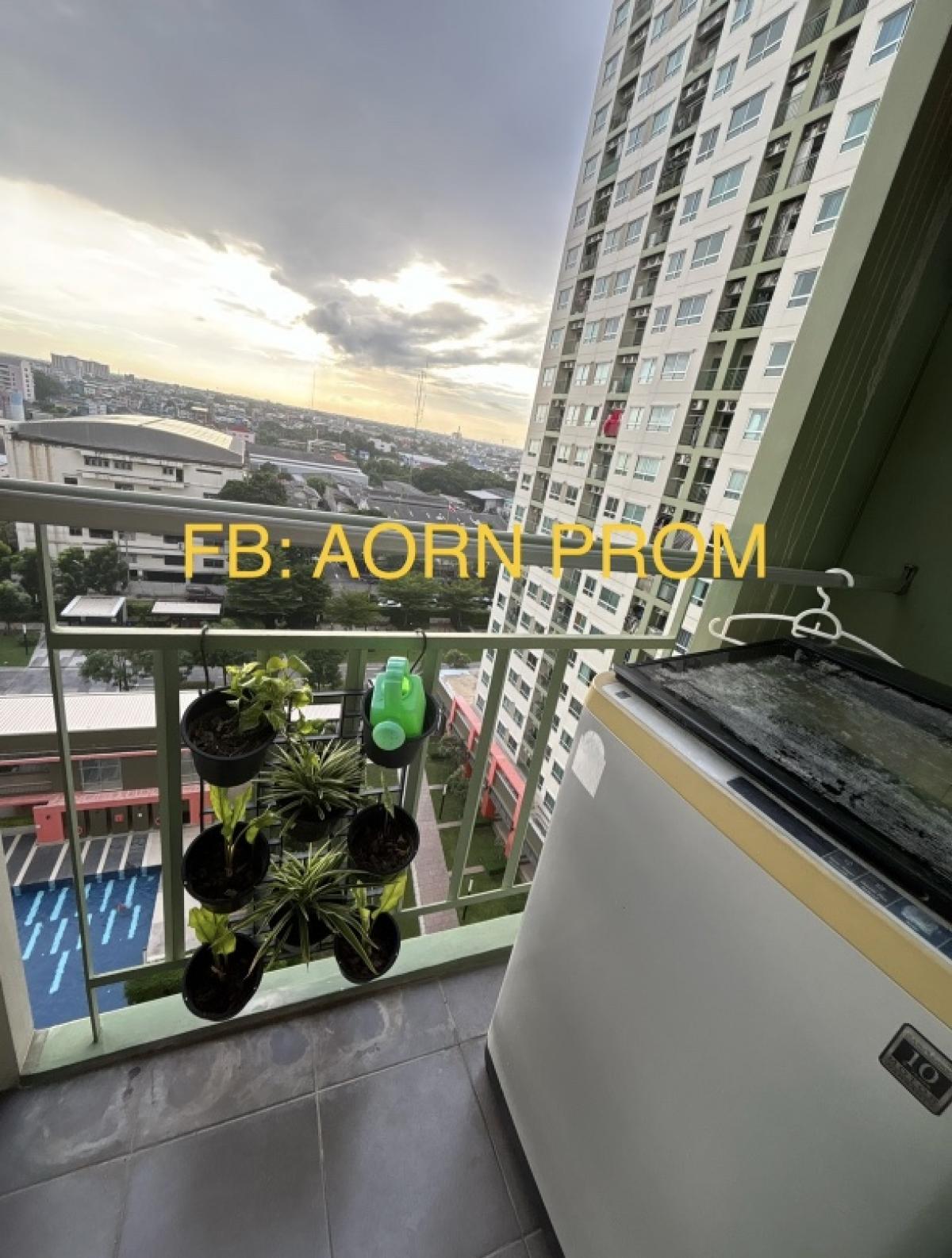 For RentCondoBang kae, Phetkasem : Cheap rent!! Condo Lumpini Park Petchkasem 98, Building D, Floor 6, size 23 sq m., Complete furniture and electrical appliances.