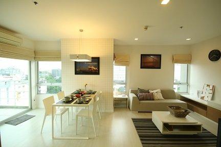 For RentCondoLadprao, Central Ladprao : For Rent The Room Ratchada Ladprao 2 Bedroom 1 Bathroom 62 sqm