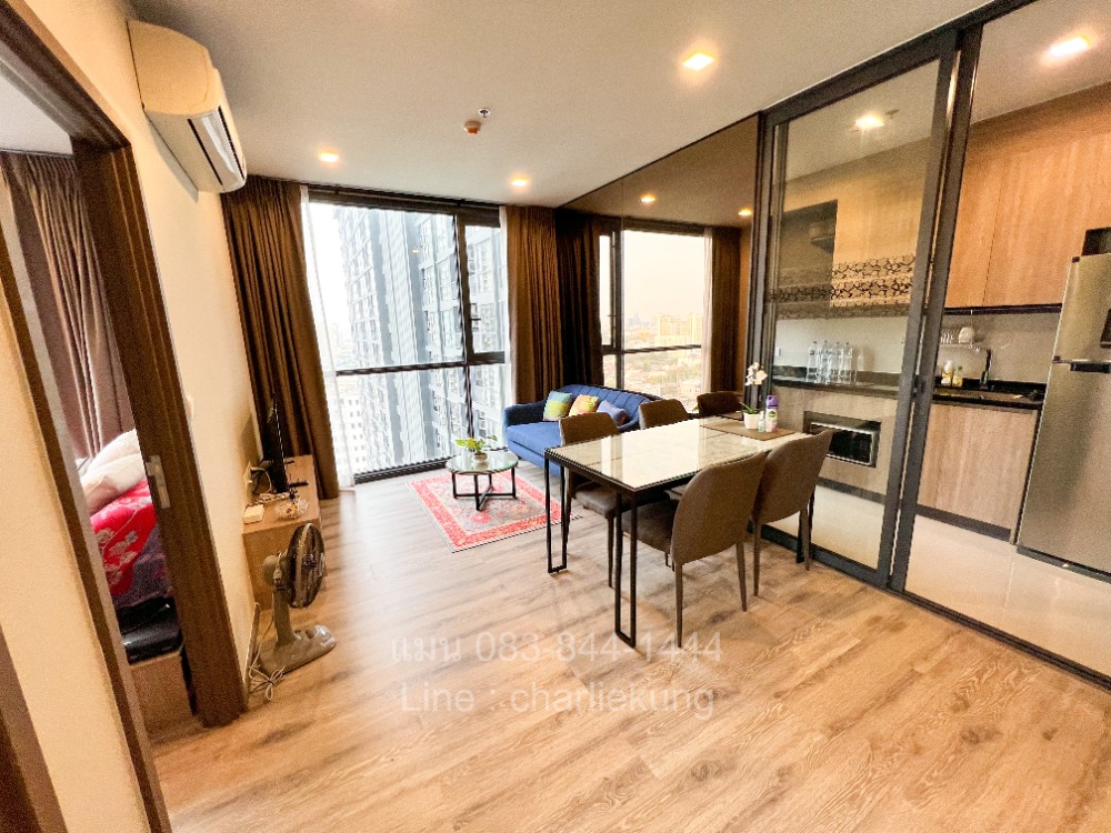 For SaleCondoBang Sue, Wong Sawang, Tao Pun : 🔥 Urgent sale!! The Line Wongsawang, 2 bedrooms, 49.09 sqm, 20+ floor, pool view, corner room, new room, fully furnished 🔥 only 4.85 million!