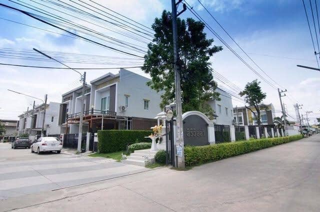 For SaleHousePhutthamonthon, Salaya : Phutthamonthon Sai 4, bought, never lived, 33.2 square meters, 2-storey townhouse