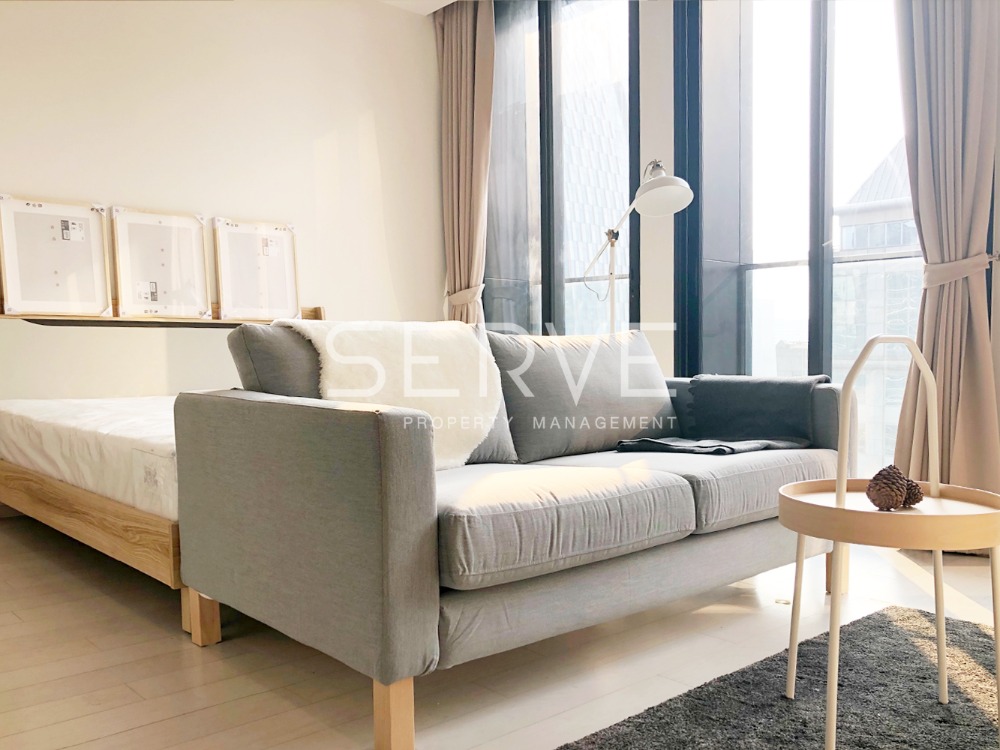 For RentCondoWitthayu, Chidlom, Langsuan, Ploenchit : 🔥Special Deal 29.5K🔥 - Nice Room Studio with Partition Good View & Perfect Location in Ploenchit Area at Noble Ploenchit Condo / For Rent