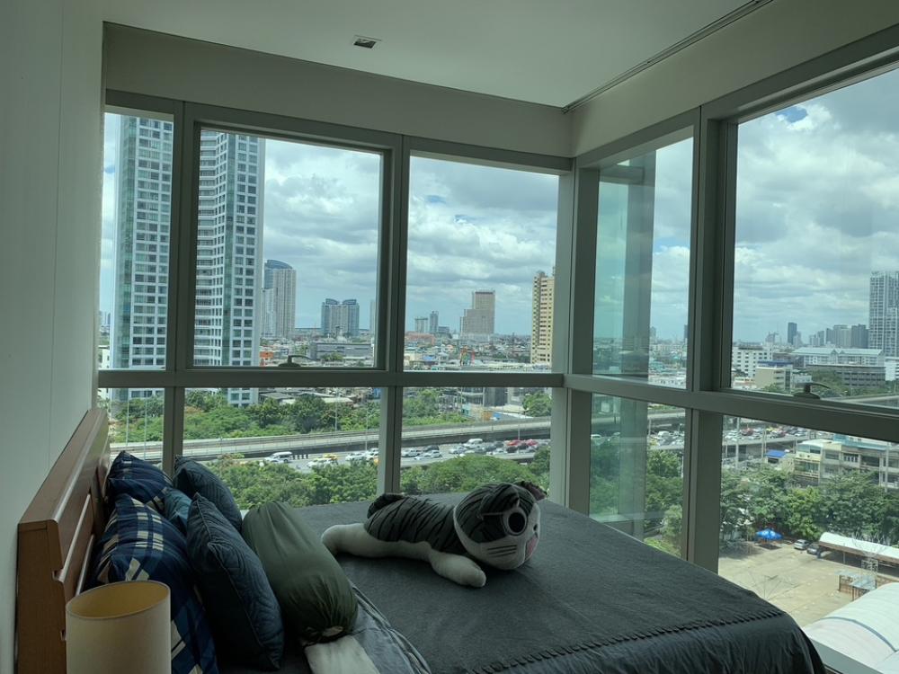 ขายคอนโดวงเวียนใหญ่ เจริญนคร : THE RIVER super CHEAP!! 2 beds corner unit #Rent 40K, Sell 12.9MB