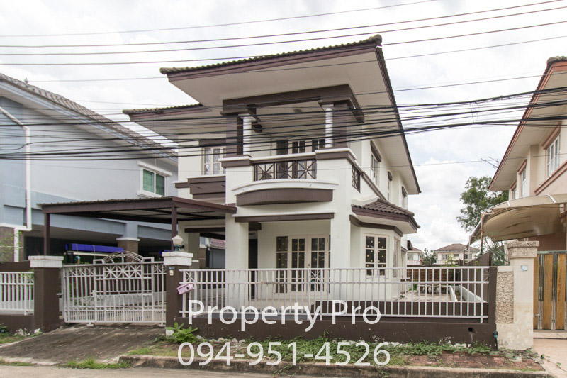 For SaleHousePathum Thani,Rangsit, Thammasat : EL23S-041 House for Sale Chaiyapruek Rangsit Khlong 2 Area 50 sqw 3 bedroom Near Don Mueang, Lam Lukka, Sai Mai, Saphan Mai