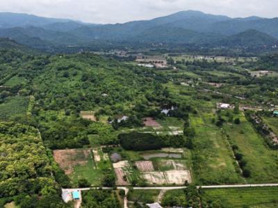 For SaleLandSaraburi : Land for sale, Cha-om Subdistrict, Kaeng Khoi District, 60 rai, very beautiful mountain view.