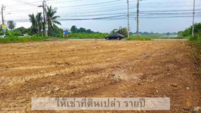 For RentLandNonthaburi, Bang Yai, Bangbuathong : Land for rent, Nonthaburi, Ban Kluai-Sai Noi Road, 1 rai, filled up, suitable for a car wash shop, cafe, warehouse