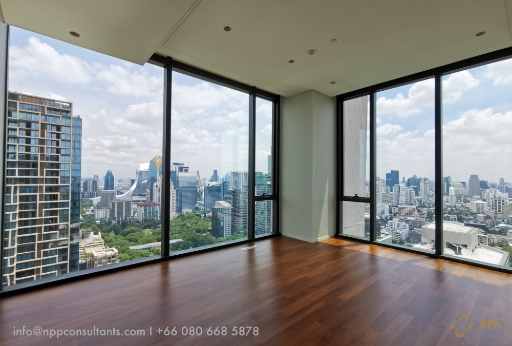 For SaleCondoWitthayu, Chidlom, Langsuan, Ploenchit : 3 Bedrooms at The Residences at Sindhorn Kempinski Hotel Bangkok For Sale