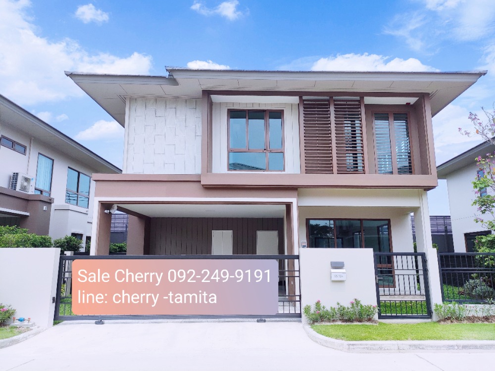 For RentHousePattanakan, Srinakarin : 🍒 House for rent, Burasiri, Krungthep Kreetha, 4 bedrooms, brand new