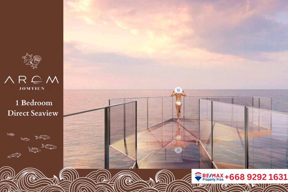 For SaleCondoPattaya, Bangsaen, Chonburi : Luxury Beachfront Condo in Pattaya AROM JOMTIEN All unit direct seaview