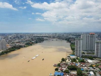 ขายคอนโดวงเวียนใหญ่ เจริญนคร : Watermark Chaophraya, Watermark Chaophraya River Condo ,River view High floor 284 Sqm 4+1 bedroom 5 bathroom 2 kikchen 1 Big livingroom 1 maid for Sale Well price!!