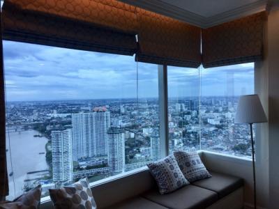 ขายคอนโดวงเวียนใหญ่ เจริญนคร : Watermark Chaophraya, Watermark Chaophraya River Condo ,River view  225.71 sqm triple plex top floor 3+1 bedroom 3 bathroom 1 maid 1kikchen for sale well price!