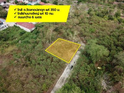 For SaleLandNonthaburi, Bang Yai, Bangbuathong : Land for sale in Thanakorn Village, Lat Pla Duk Temple, 63 square meters, near Wat Lat Pla Duk Road, only 350 m. TV