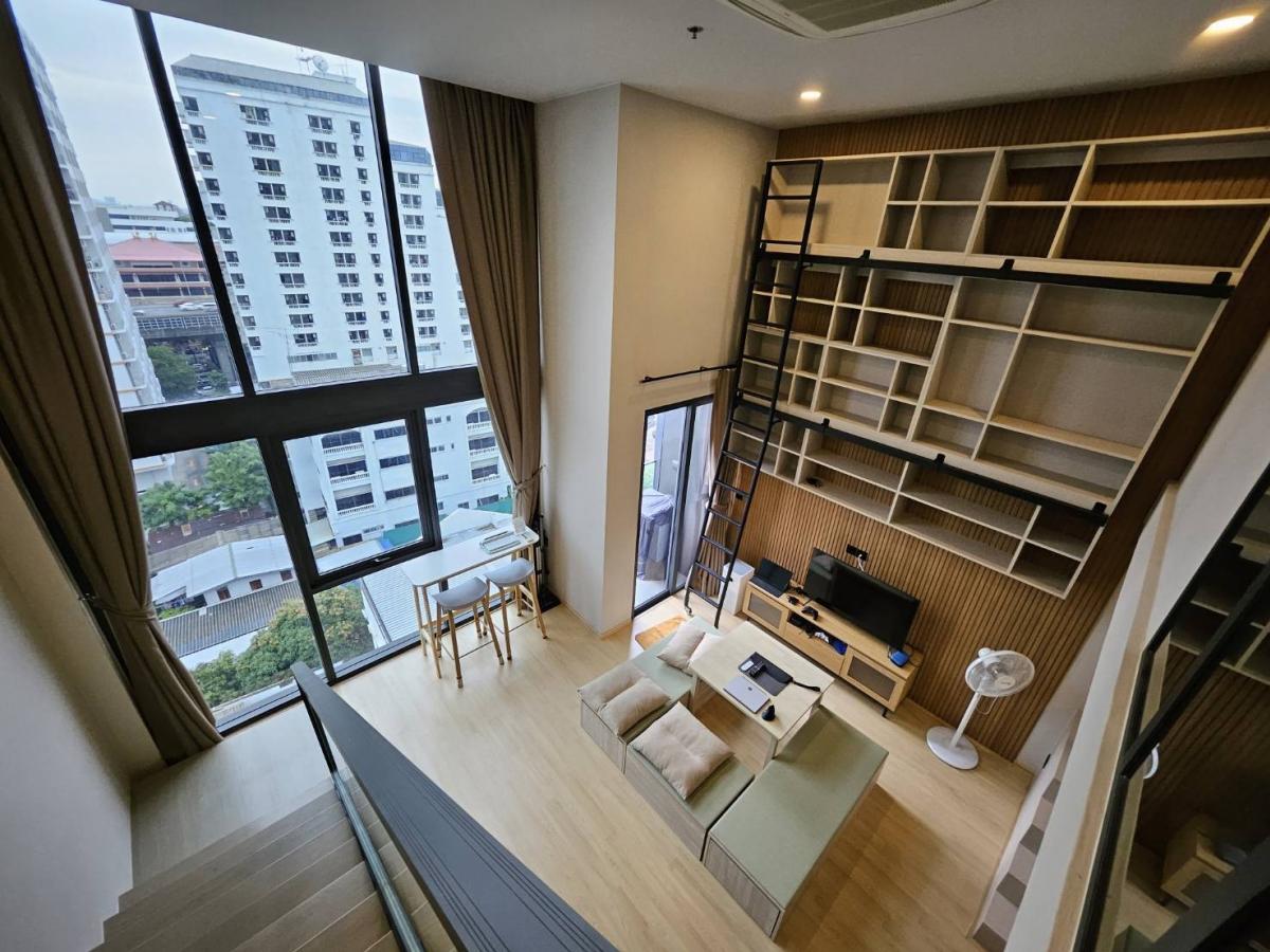 For RentCondoSiam Paragon ,Chulalongkorn,Samyan : For rent: Cooper Siam Condo, Loft room, west side, private, fully furnished, ready to move in