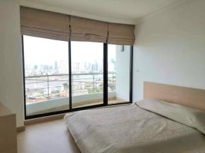 For RentCondoRama3 (Riverside),Satupadit : FOR RENT Supalai Casa Riva Fronte 1, size 2 bedrooms, high floor, large room, special price