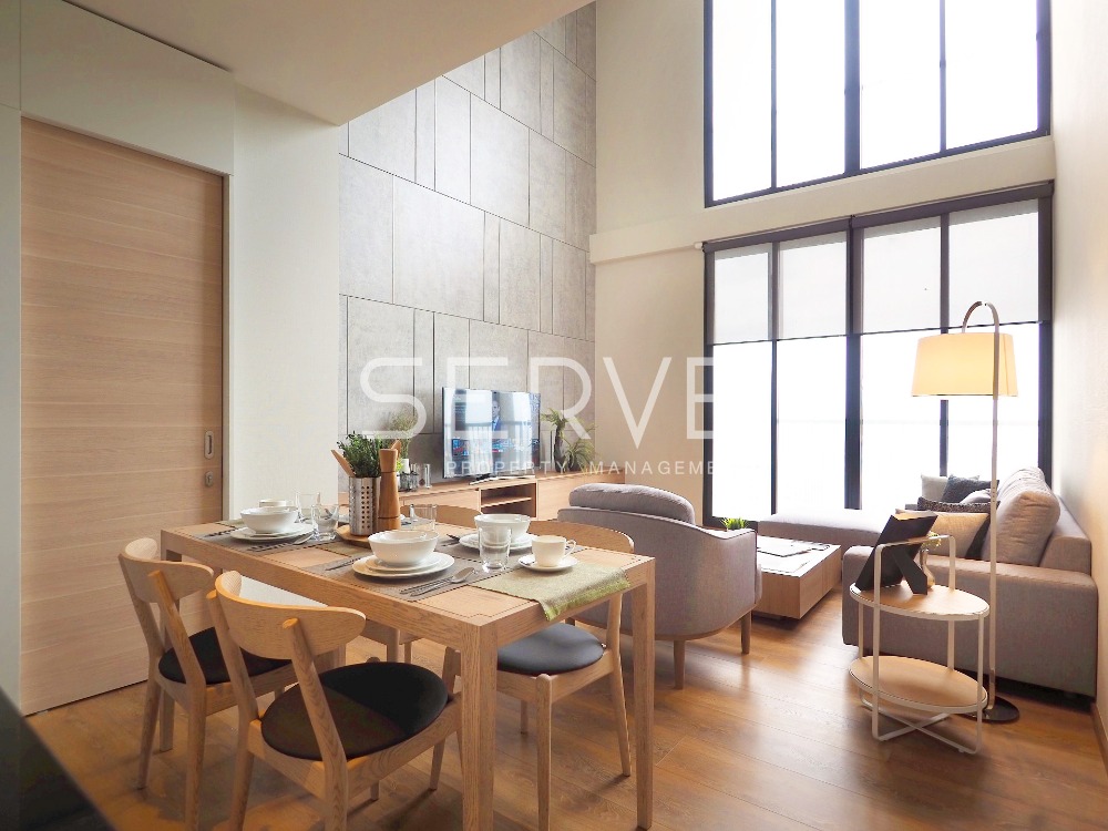 For RentCondoSukhumvit, Asoke, Thonglor : 🔥70K🔥- Duplex 2 Beds 2.5 Baths 88.82. sq.m. Unit on Super High Fl. 40+ New Unit Close to BTS Phrom Phong at Park 24 or Park Origin Phrom Phong Condo / For Rent