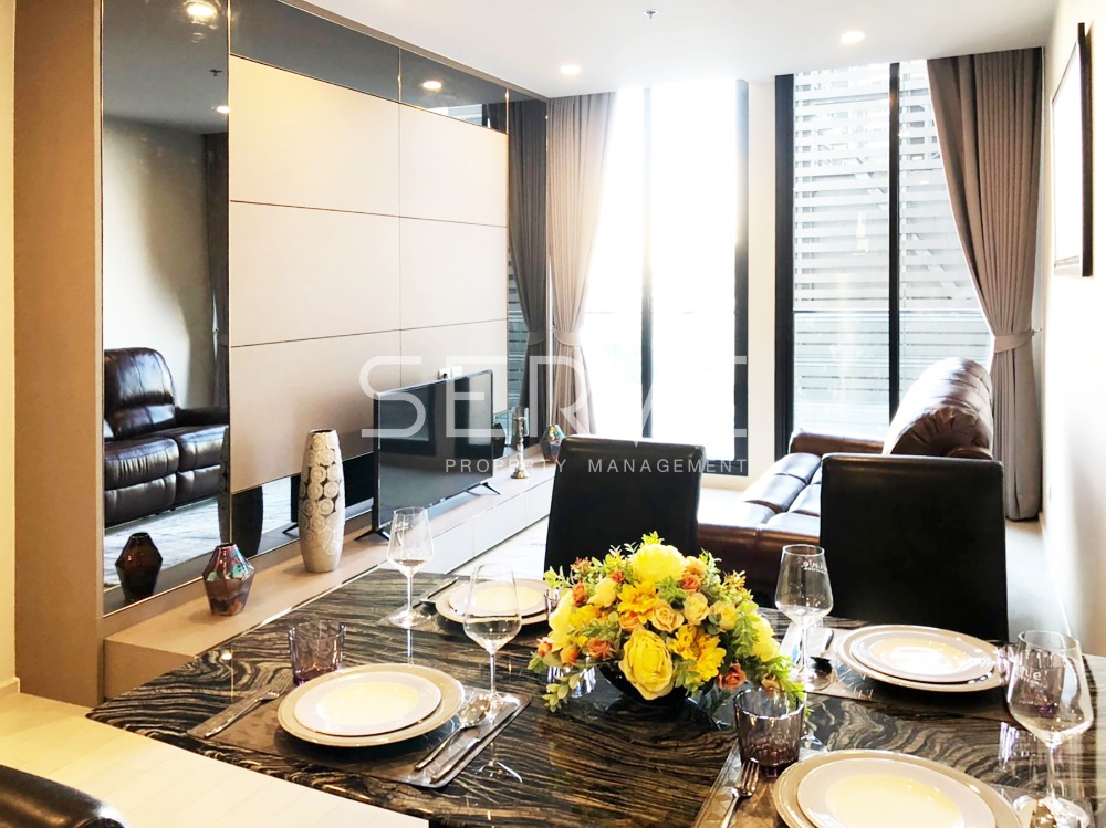 For RentCondoWitthayu, Chidlom, Langsuan, Ploenchit : 🔥Hot Price 45K🔥-  Modern Style 1 Bed Perfect Location Directly connecting to BTS Phloen Chit at Noble Ploenchit Condo / For Rent