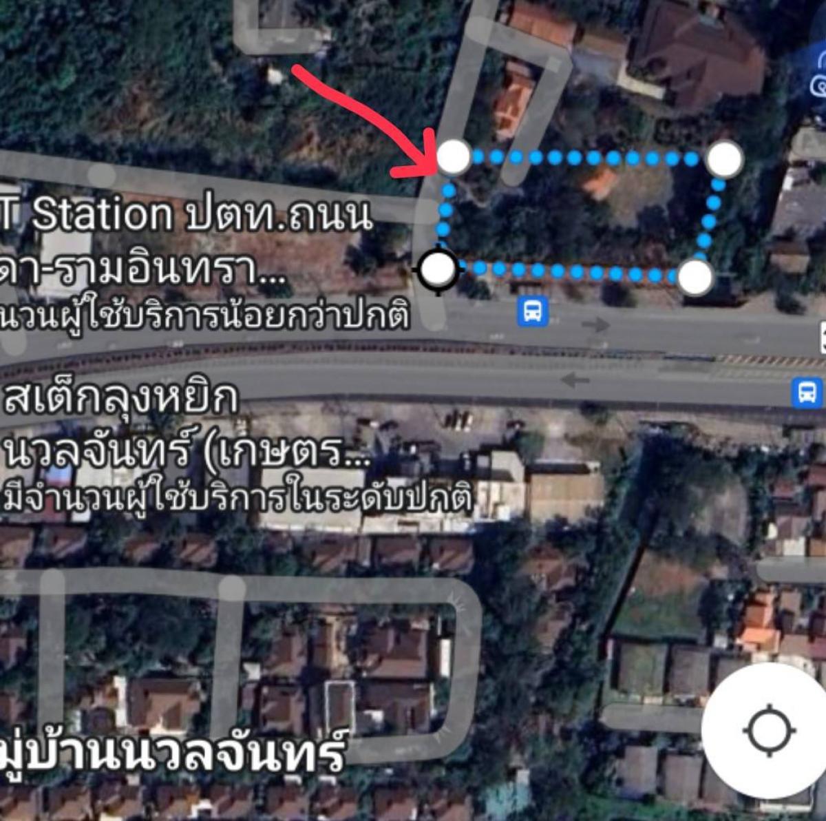 For RentLandYothinpattana,CDC : Land next to Ratchada-Ramindra Road, 1 rai 3 ngan, front next to the road, width 80 meters, back over 100 meters, depth 40 meters.  150,000/month, long term rent 20 years. /has topsoil value 20 million correctly registered Not bound to renew the rental co