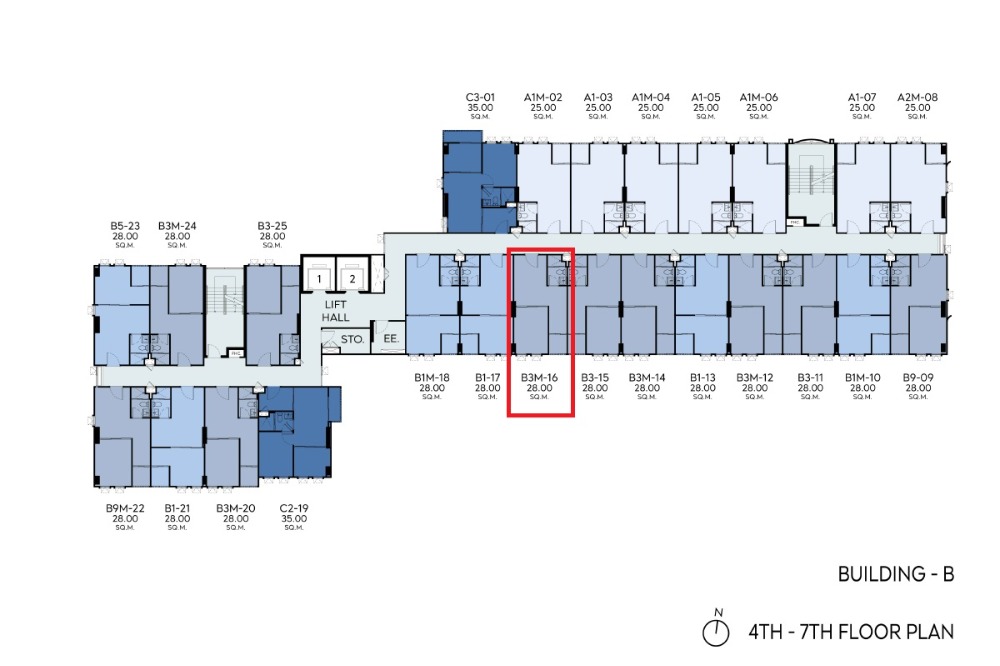 For SaleCondoKasetsart, Ratchayothin : For sale: Building B, 6th floor, open view, south wind direction, room in a very good location, quiet.