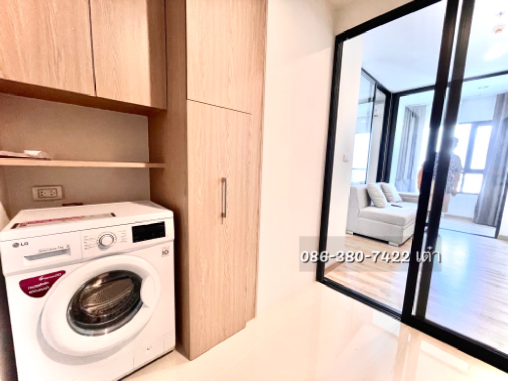 For RentCondoBangna, Bearing, Lasalle : For rent, 1 bedroom, large, 33 square meters, niche mono sukhumvit bearing (ready to move in)