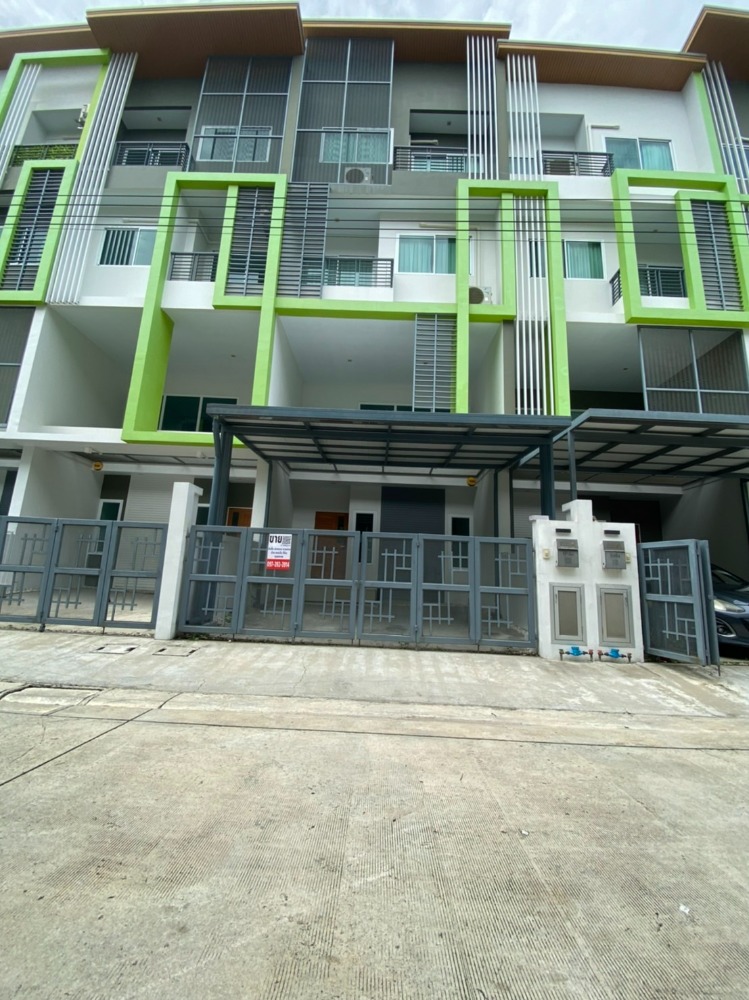 For RentTownhouseRama 2, Bang Khun Thian : Sell / rent 3.5-storey townhome, Astera Bless Rama 2, next to Rama 2 road, near Central Rama 2, size 260 sq m., 3 bedrooms, 3 bathrooms, 2 parking spaces, angelic condition !!!!