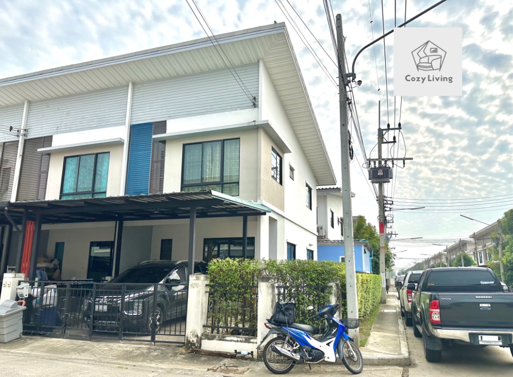 For SaleHouseChachoengsao : Townhome for sale Modi Villa Ladkrabang-Suvarnabhumi (Modi Villa Ladkrabang-Suvarnabhumi) 3 bedrooms, 2 bathrooms, 28 sq m.