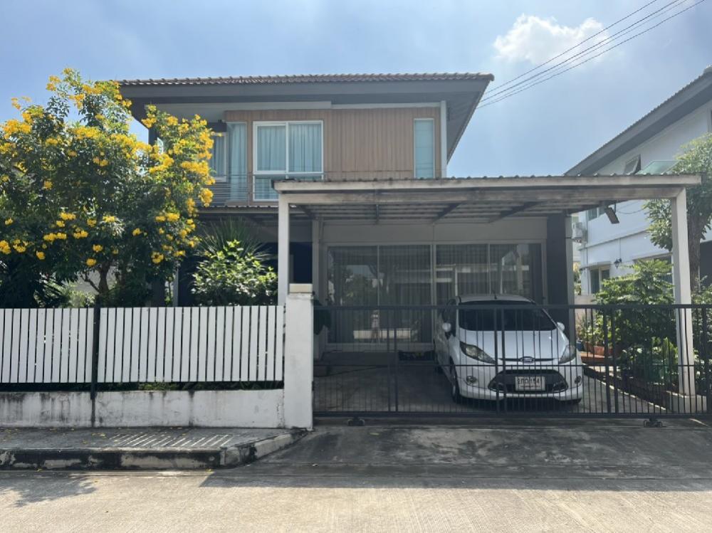 For SaleHouseMahachai Samut Sakhon : 2-storey detached house for sale, Land and House Project Pruklada Village Next to Petchkasem-Sai 4 Road, New Cut, Kratum Baen District, Samut Sakhon Province, near Sarasas School, Phuttha Sakhon Road