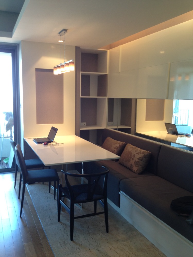 For RentCondoRama3 (Riverside),Satupadit : THE PANO Condo near BRT Wat Dan, fully furnished, 70 sq m.