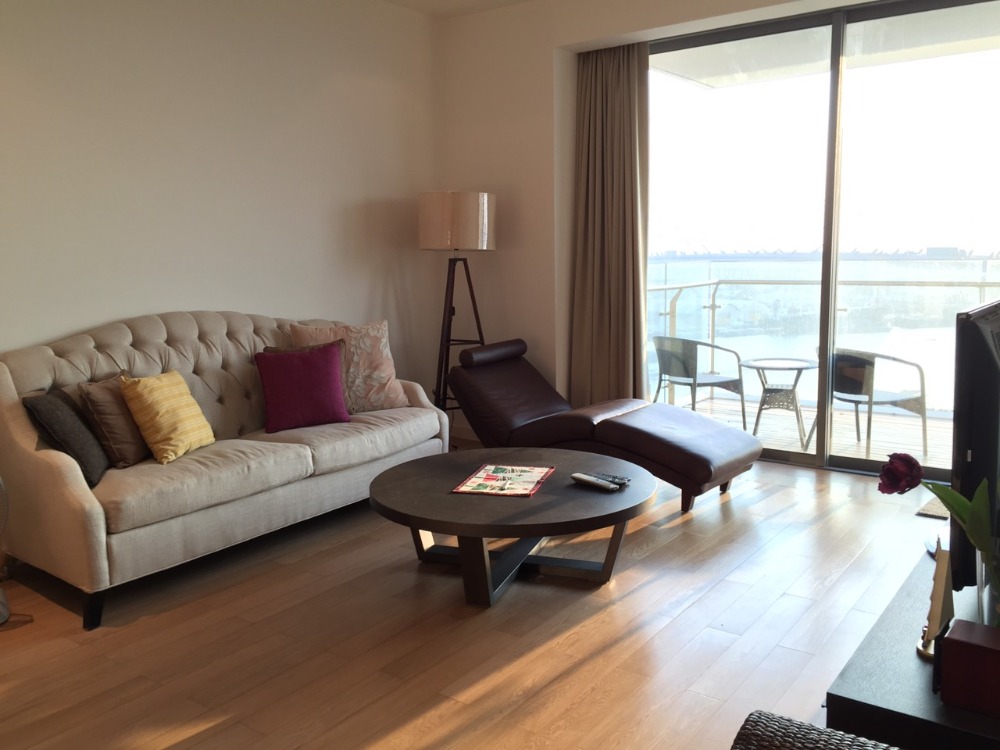 For RentCondoRama3 (Riverside),Satupadit : THE PANO Condo near BRT Wat Dan, fully furnished, ready to move in, 110 sq m.