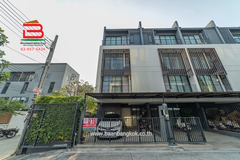 For SaleTownhouseChokchai 4, Ladprao 71, Ladprao 48, : Townhome Neo House Plus Ladprao 71, behind the corner, area 25.2 sq m., Nakniwas Road, Ladprao District