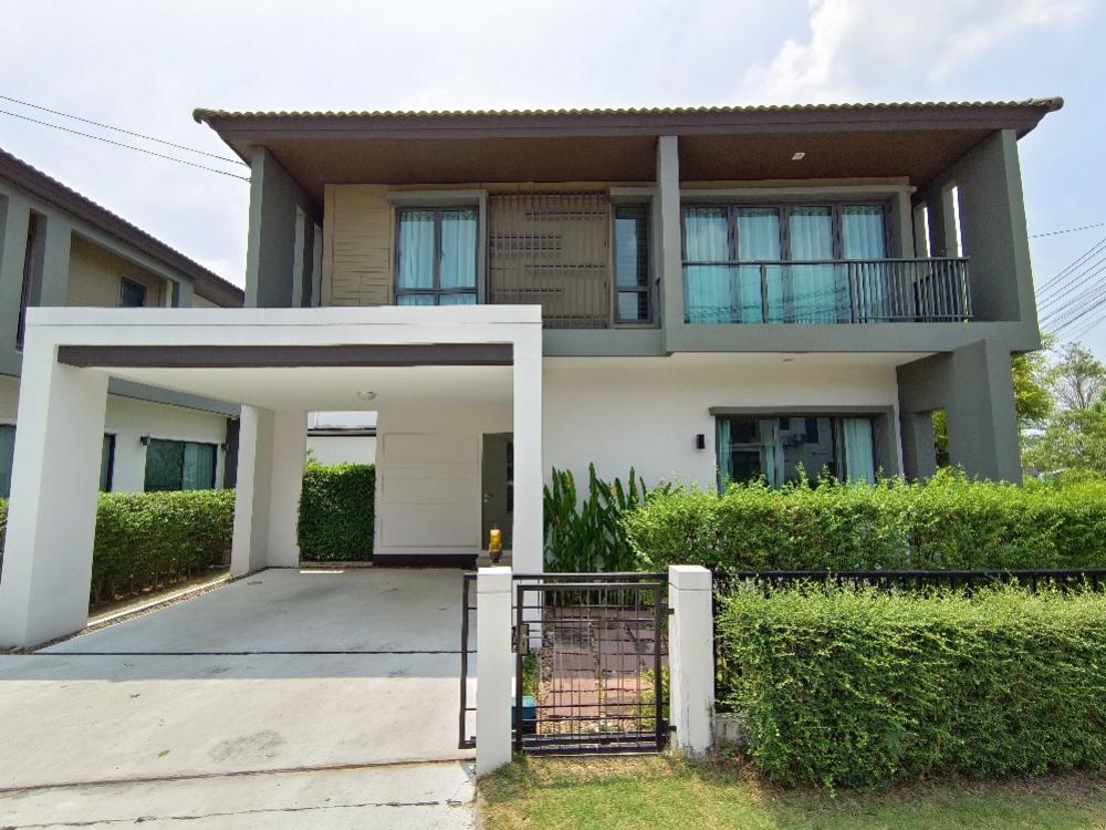 For SaleHouseNawamin, Ramindra : House for sale, Habitia Orbit Hathairat, Habitia Orbit Hathairat, behind the corner, area 60.4 sq m, golden location, fully furnished ready to live in more than 6 hundred thousand baht