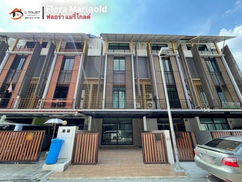 For SaleTownhouseSathorn, Narathiwat : 4-storey townhome for sale, Flora Mary Gold, Sathu Pradit, area 24.9 square meters, near Chan Road, Rama 3 Road