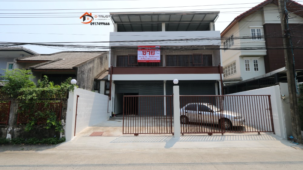 For SaleHome OfficeOnnut, Udomsuk : House for sale, home office, Sukhumvit 77, On Nut 34, built by yourself, area 60 sq m., strong materials, near BTS On Nut