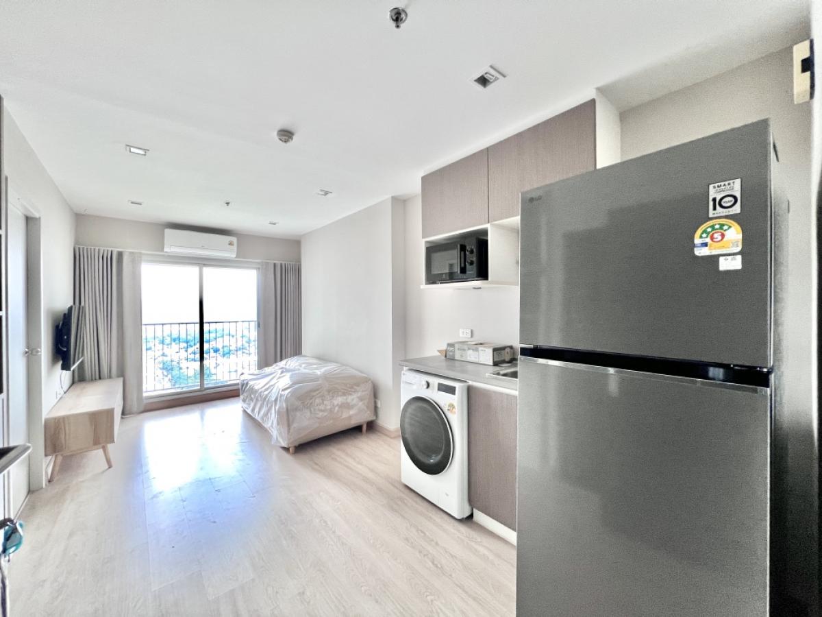 For RentCondoNonthaburi, Bang Yai, Bangbuathong : For rent!!️ Casa Condo @MRT Sam Yaek Bang Yai, 1 bed, 1 bath, size 26 sq m, 8th floor, new room, never been rented.