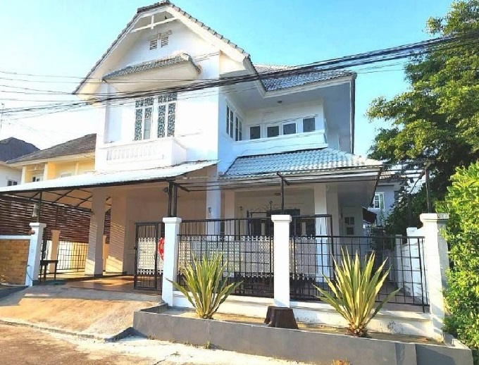 For RentHouseNonthaburi, Bang Yai, Bangbuathong : For Rent, 2-storey detached house for rent, The Oriental House Village, Bang Kruai-Sai Noi Road, very beautiful house, fully furnished, 6 air conditioners, suitable for living or Home Office (can register a company)