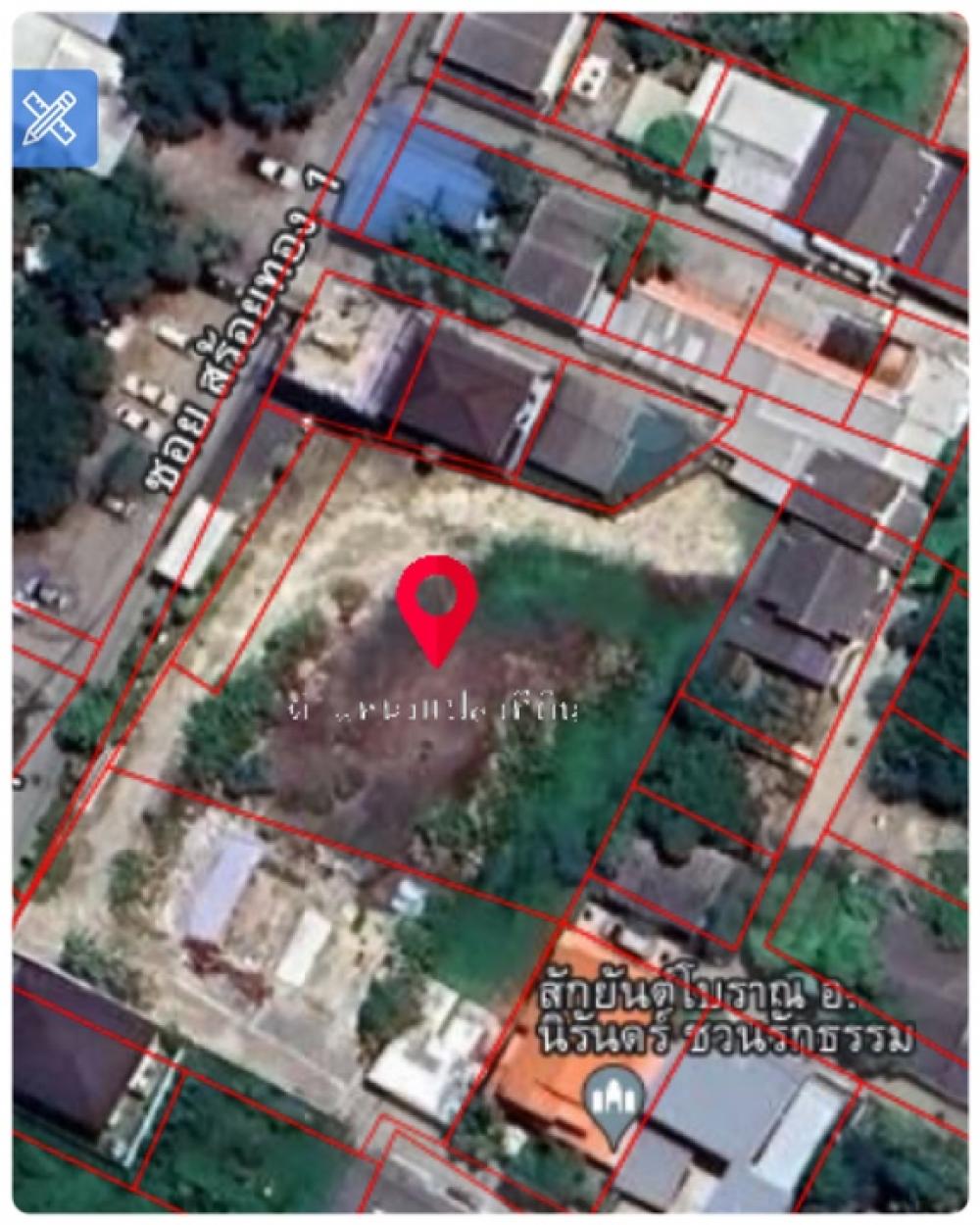 For SaleLandSamut Prakan,Samrong : #Land for sale 677 square wah, Soi Soi Thong, Samrong, Phra Pradaeng, Samut Prakan, suitable for building an office, warehouse, condo.