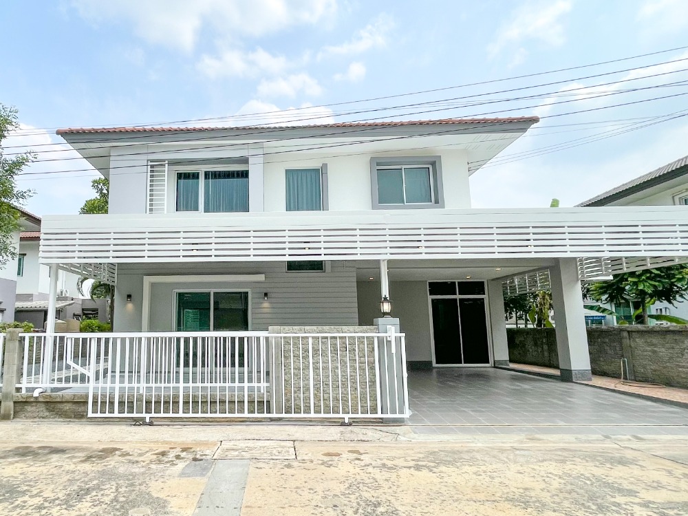 For SaleHouseRama5, Ratchapruek, Bangkruai : 2-story detached house, Casa Presto Ratchaphruek-Chaengwattana Village (Casa Presto Ratchaphruek- Chaengwattana)🌟 Newly renovated, ready to move in, near 3 large department stores (the owner sells it himself)