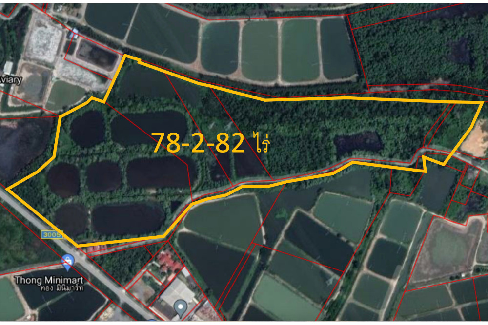 For SaleLandChachoengsao : SL23S-014 Land for Sale Area 78-2-82 Rai in Ban Pho, Chachoengsao : Land off main road Near the motorway entrance