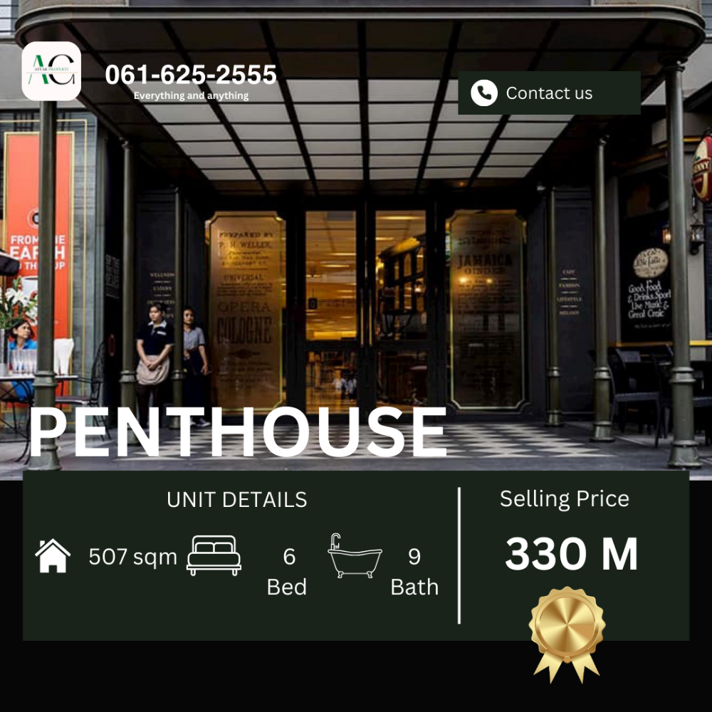 For SaleCondoSukhumvit, Asoke, Thonglor : *Penthouse @ Eight Thonglor* Eight Thonglor | Penthouse | 061-625-2555