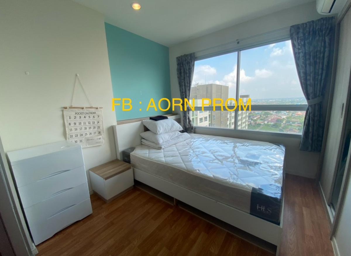 For RentCondoBang kae, Phetkasem : 💥Reservation canceled... Lumpini Park Phetkasem 98, Building C, large room, high floor, beautiful view, north direction, cool all day long 🌈Washing machine, 2 air conditioners, very complete