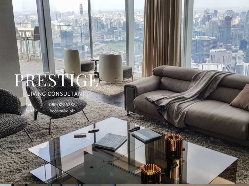 For SaleCondoSathorn, Narathiwat : Luxury condo for sale, The Ritz-Carlton Residences Bangkok, next to BTS Chong Nonsi