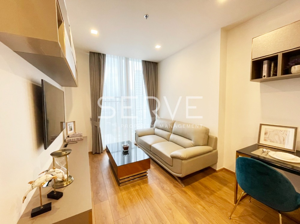 For RentCondoSukhumvit, Asoke, Thonglor : 🔥Nice Room 1 Bed High Fl. 10+ Good Location Close to BTS Phrom Phong 500 m at Noble BE33 Condo / For Rent