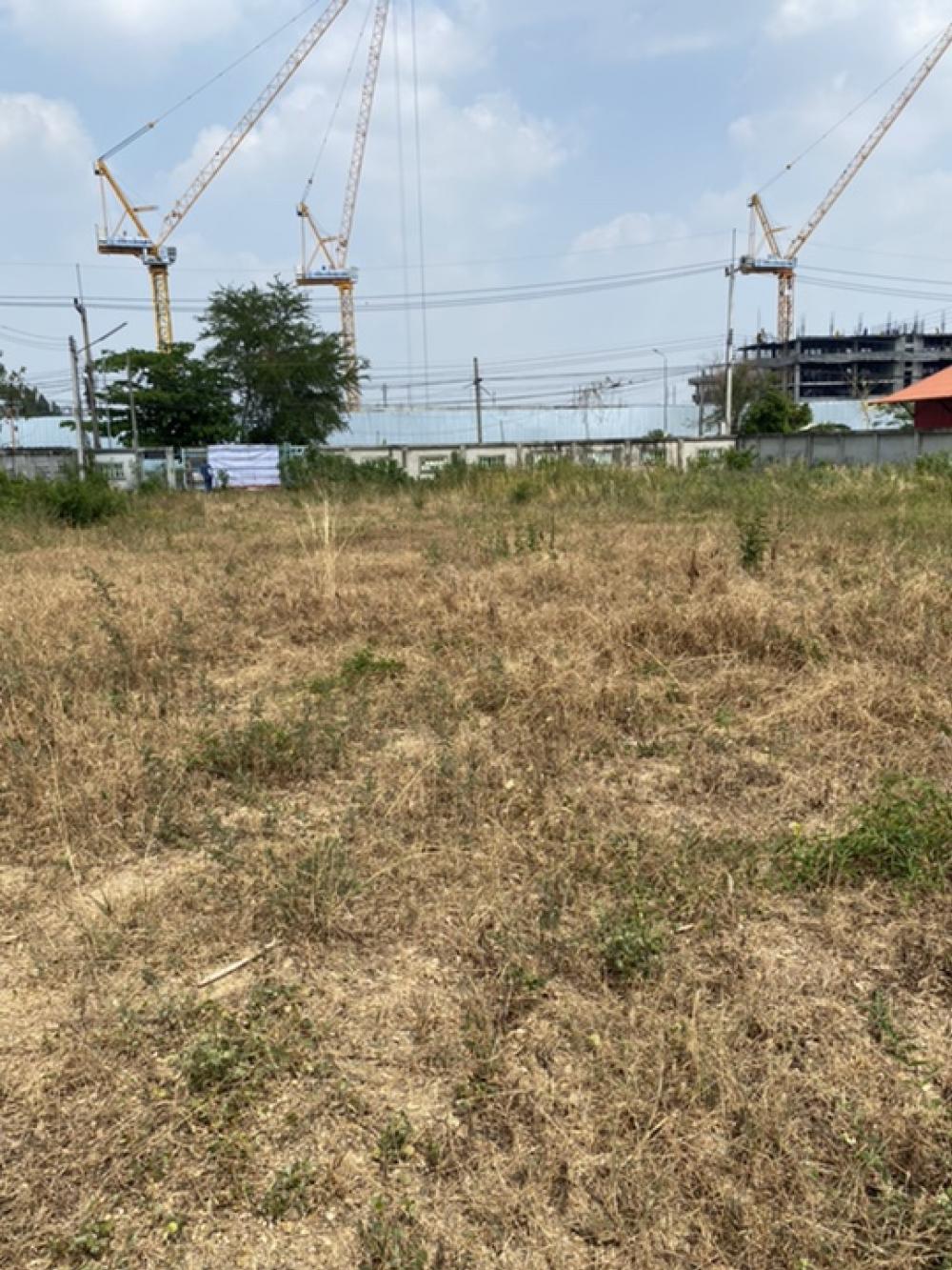 For RentLandPathum Thani,Rangsit, Thammasat : PA220366-01🔥Empty land for rent, Rangsit Municipality, 2 rai, with a cement fence surrounding the edge. 🔥At the mouth of Rangsit Municipal Soi 🔥Next to Rangsit BTS Station🔥Near the 200 Year Market🔥Located in Rangsit Municipality🔥