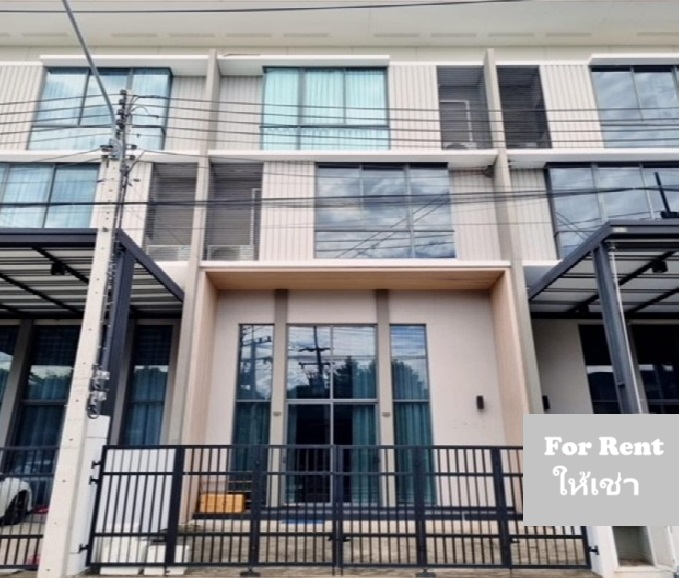 For RentTownhouseVipawadee, Don Mueang, Lak Si : For Rent Townhome / Home Office 3.5 floors, Patio Phahon Yothin-Vibhavadi project, on Phahon Yothin Road, next to Steak Chokchai, opposite Muang Ek / Air conditioning throughout the house, suitable for living or Home Office, can register a company