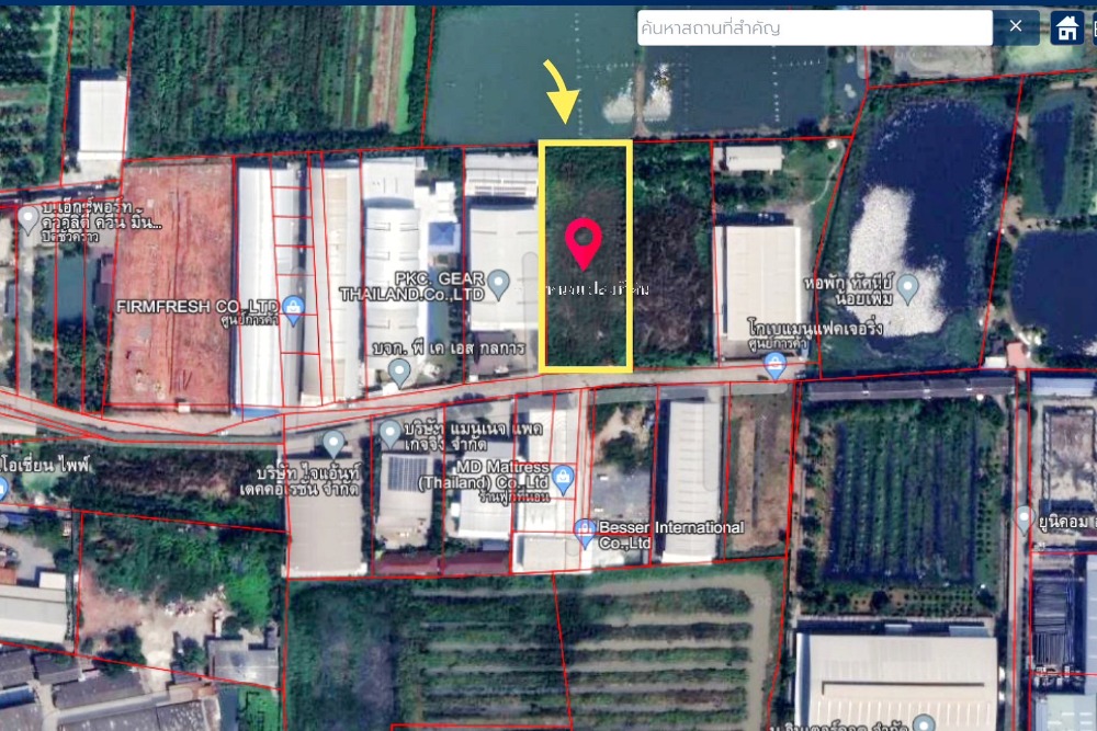 For SaleLandMahachai Samut Sakhon : Land for sale, 3 rai, very wide road