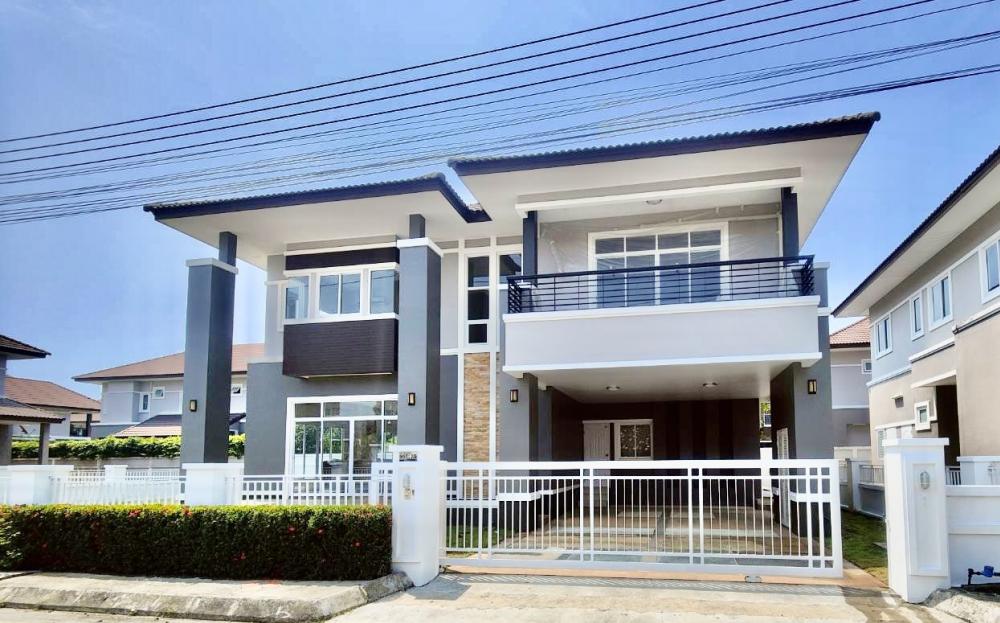 For SaleHouseChiang Mai : New home 5 bedrooms, 5 bedrooms with building kitchen, air conditions and  furnitures