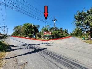 For SaleLandNakhon Nayok : Corner plot of land for sale With a teak building, size 20 rai, opposite Soi Wat Koh Thong, Muang District, Nakhon Nayok, good location, next to 2 roads, behind the canal, suitable for resorts